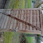 Houten deur voor tuin met sleutel, Tuin en Terras, Minder dan 100 cm, Ophalen of Verzenden, Zo goed als nieuw, Draaipoort