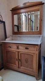 Slaapkamer - antiek: Commode, bed en kleerkast, Ophalen, Gebruikt, Tweepersoons, Antiek