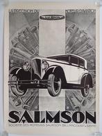 5 affiches oldtimers : BERLIET NASH SALMSON PANHARD SOLEX, Collections, Marques automobiles, Motos & Formules 1, Comme neuf, Enlèvement ou Envoi