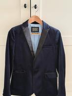 Jongens kostuum 16jr blauw velours stof, Ophalen, Zo goed als nieuw, Setje, Scotch&Soda