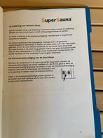Super Sauna 1.92 hoog 1,25 breed 1.05 diep., Sport en Fitness, Sauna, Ophalen, Zo goed als nieuw, Fins of Traditioneel, Complete sauna