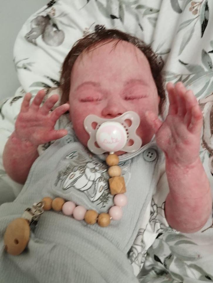 silicone reborn baby UITVERKOOPPRIJS 500€ INCL. ZENDEN!, Verzamelen, Poppen, Ophalen of Verzenden