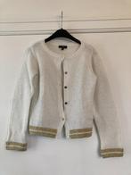 Witte gilet met gouden boord - JBC - maat 134, Kinderen en Baby's, Gebruikt, Meisje, Trui of Vest, JBC