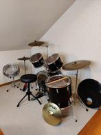 Drumstel YAMAHA + cymbalen + drumstoel (complete set), Muziek en Instrumenten, Drumstellen en Slagwerk, Ophalen, Gebruikt, Yamaha