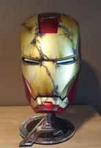 Marvel iron man lifesize helmet MARK3, Ophalen of Verzenden, Zo goed als nieuw, Film, Beeldje, Replica of Model