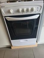 Beko fornuis 50cm breed, Ophalen, Grill, 4 kookzones, Zo goed als nieuw