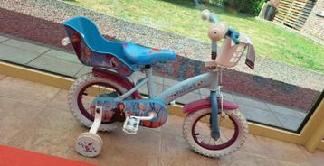 Meisjesfiets Frozen 12 inch, Enlèvement, Comme neuf, Stabilisateurs