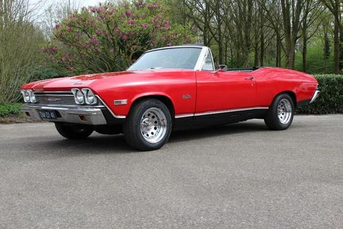 1968 Chevrolet Chevelle cabrio V8 automaat, Auto's, Oldtimers, Particulier, Chevrolet, LPG, Cabriolet, 2 deurs, Automaat, Rood