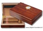 h54 BUREAU HUMIDOR - POCKET HUMIDOR  WALNOOT  NEW GENERATION, Verzamelen, Rookartikelen, Aanstekers en Luciferdoosjes, Nieuw, Tabaksdoos of Verpakking