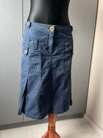 -70% Marineblauwe A-lijn rok cargo stijl M/L Les Copains, Maat 38/40 (M), Ophalen of Verzenden, Zo goed als nieuw, Onder de knie