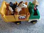 Fisher-Price  cowboy met paard en vrachtwagen, Utilisé, Enlèvement ou Envoi