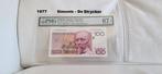 100 frank Beyaert - 1977 - Pmg-67, Postzegels en Munten, Bankbiljetten | België, Verzenden, Los biljet