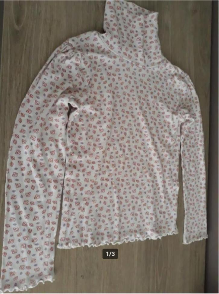 verschillende longsleeves maat 122-128, Kinderen en Baby's, Kinderkleding | Maat 122, Zo goed als nieuw, Meisje, Shirt of Longsleeve