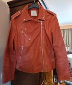 Mango jas met echte leer, Kleding | Dames, Ophalen, Mango, Maat 42/44 (L), Zo goed als nieuw