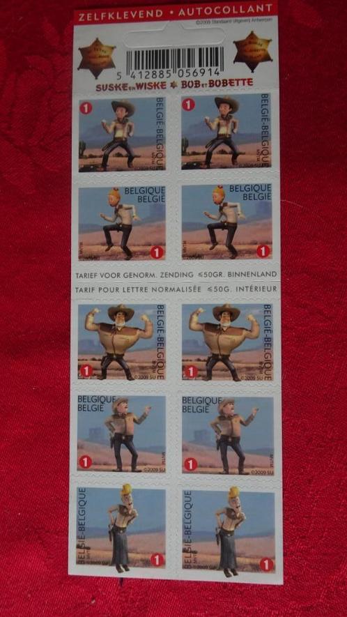 Feuillet 10 timbres - Bob et Bobette - Rangers, Timbres & Monnaies, Timbres | Europe | Belgique, Non oblitéré, Enlèvement ou Envoi
