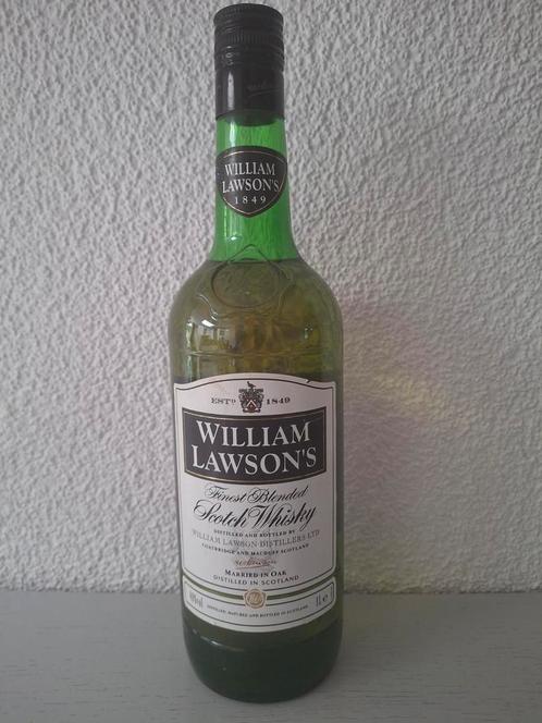 William Lawsons Whisky 1ltr vintage 80's nieuw, Verzamelen, Wijnen, Nieuw, Overige typen, Overige gebieden, Vol, Ophalen of Verzenden