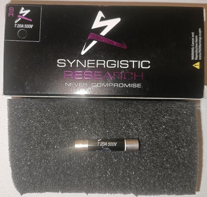 Synergistic Research Purple fuse T 20A (6,3x32 mm), Audio, Tv en Foto, Overige Audio, Tv en Foto, Zo goed als nieuw, Ophalen of Verzenden