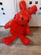 Pluche konijn handtasje / rugzakje, Ophalen, Nieuw, Rood