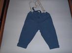 blauwe broek + bretels maat 62, Ophalen of Verzenden, Zo goed als nieuw, Jongetje, Broekje