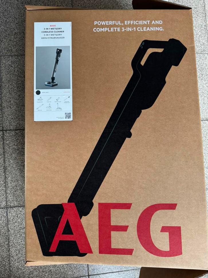 AEG Steelstofzuiger met dweilfunctie, Elektronische apparatuur, Stofzuigers, Stofzuiger, Ophalen