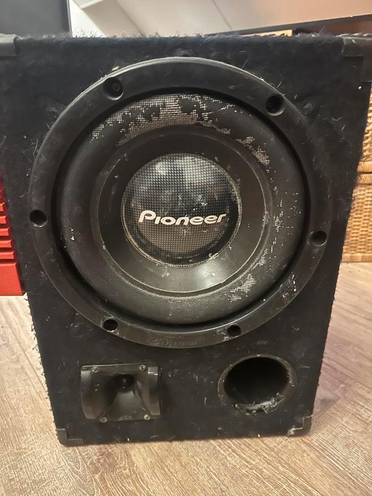 Pioneer Subwoofer met Focal versterker – krachtige bas set!, Auto diversen, Autospeakers, Gebruikt, Ophalen