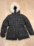 Moncler gevoerde jas met capuchon - Zwart/11 - 12 jaar, Kleding | Dames, Ophalen of Verzenden, Zwart