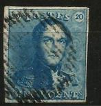 België 1849 Kon. Leopold I OBP 2, Met stempel, Koninklijk huis, Ophalen of Verzenden, Gestempeld