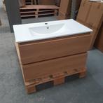 Eiken badkamermeubel, Wastafel, 100cm, Onderkast, nr137, Ophalen of Verzenden, Nieuw