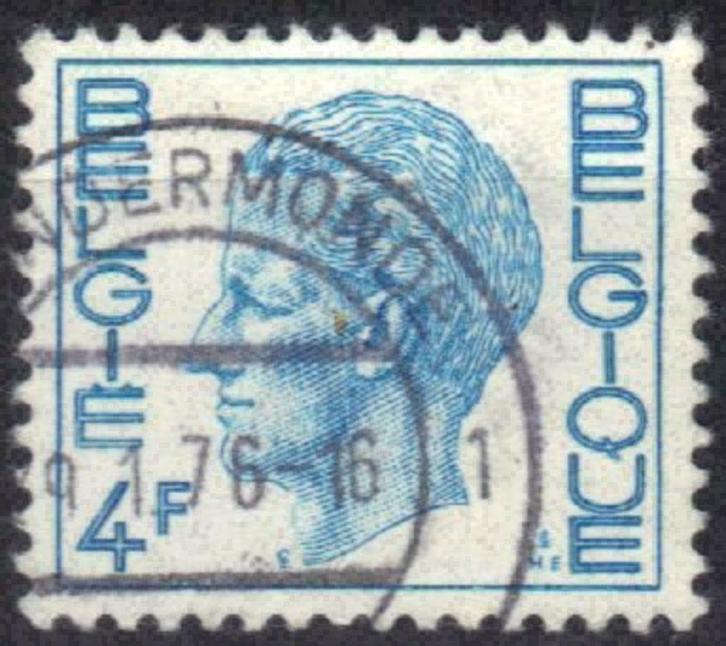 Belgie 1971-1972 - Yvert 1581B/OBP 1643 - Boudewijn (ST), Postzegels en Munten, Postzegels | Europa | België, Gestempeld, Koninklijk huis