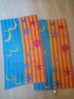 nieuw set kleurrijke badlakens strandhanddoeken 60cm / 110cm, Ophalen of Verzenden, Nieuw, Blauw, Handdoek