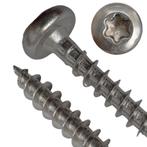 1100 st. RVS gevelbekleding bolkopschroef 5x50 T25 A2, 50 tot 100 mm, Schroeven, Nieuw, Ophalen of Verzenden