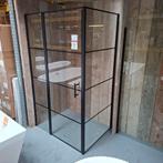 Douchecabine 120x90cm zwart profiel nr218, Ophalen of Verzenden, Zo goed als nieuw
