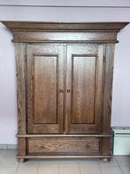 eiken wandkast, Ophalen, 200 cm of meer, Eikenhout, Zo goed als nieuw