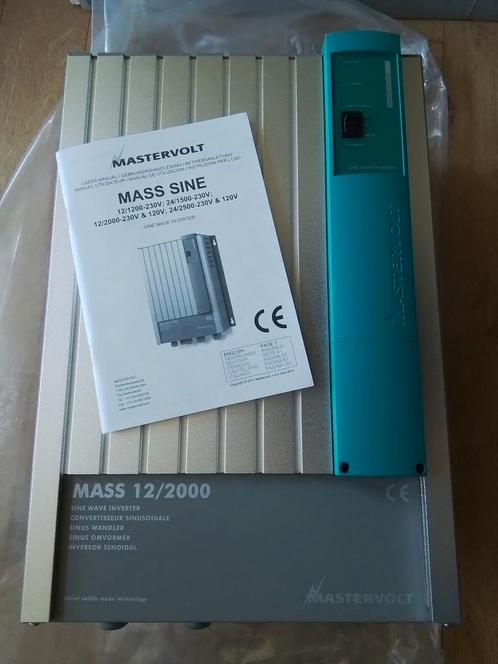 MASTERVOLT OMVORMER  - MASS SINE 12V- 2000W, Watersport en Boten, Bootonderdelen, Zo goed als nieuw, Elektra en Verlichting, Zeilboot of Motorboot