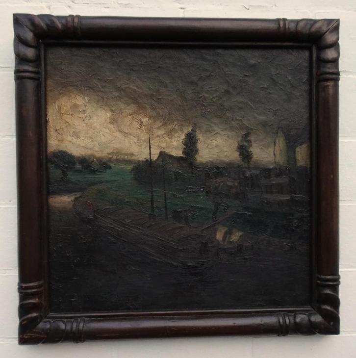 ORIGINEEL WERK VAN JOSEF NICOLAS DE VUYST EXPRESSIONISME, Antiek en Kunst, Kunst | Schilderijen | Klassiek, Ophalen of Verzenden