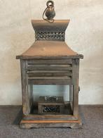 Mooie houten windlichtenset cottage stijl, Comme neuf, Enlèvement, X, X