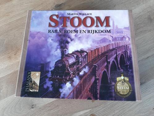 Stoom. Rails, Roem & Rijkdom, Hobby en Vrije tijd, Gezelschapsspellen | Bordspellen, Zo goed als nieuw, Drie of vier spelers, Vijf spelers of meer