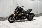 Ducati Diavel 1260 S - Noir et acier (jaune) - 3050 Km, Entreprise, Plus de 35 kW, 1262 cm³, 2 cylindres