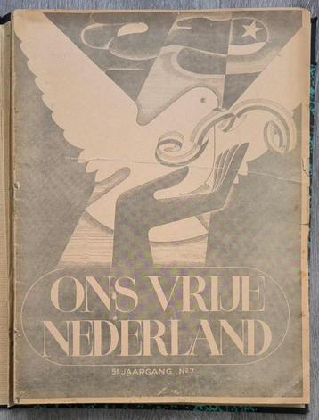 Ons Vrije Nederland 24 nummers 5e jaargang beschikbaar voor biedingen