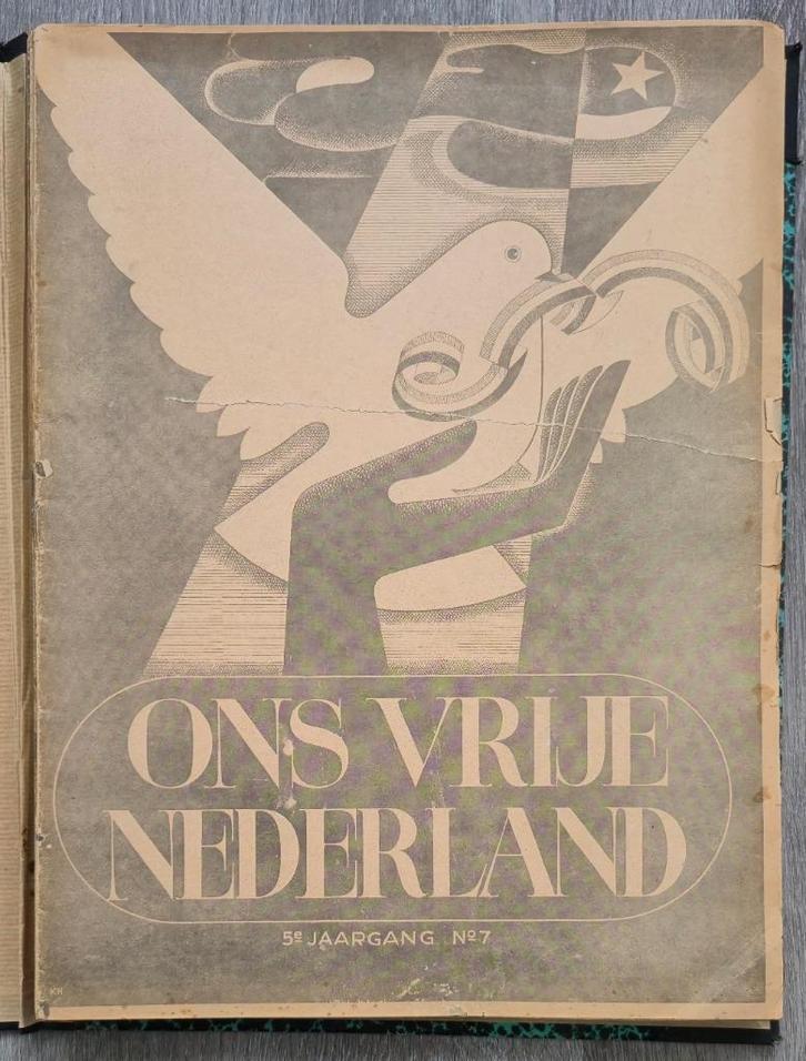 Ons Vrije Nederland 24 nummers 5e jaargang, Antiek en Kunst, Antiek | Boeken en Manuscripten, Ophalen of Verzenden