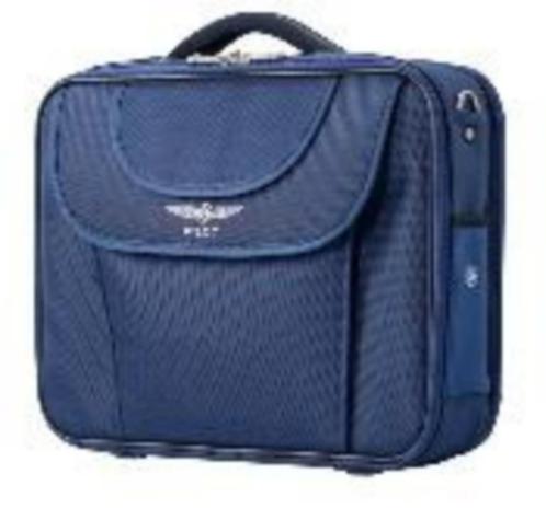 Piloten vluchttas blauw, Handtassen en Accessoires, Tassen | Reistassen en Weekendtassen, Zo goed als nieuw, Blauw, 40 tot 60 cm