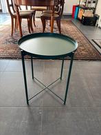 Twee groene IKEA Gladom bijzettafels, Enlèvement, Comme neuf