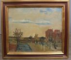 Piet GILLES,  expressionistisch landschap, Antiek en Kunst, Kunst | Schilderijen | Klassiek, Ophalen of Verzenden
