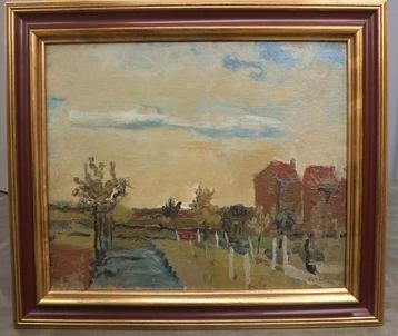 Piet GILLES,  expressionistisch landschap beschikbaar voor biedingen
