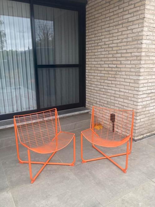 Twee Fauteuils Ikea Järpen Skalboda oranje prijs voor beiden, Huis en Inrichting, Fauteuils, Zo goed als nieuw, Ophalen