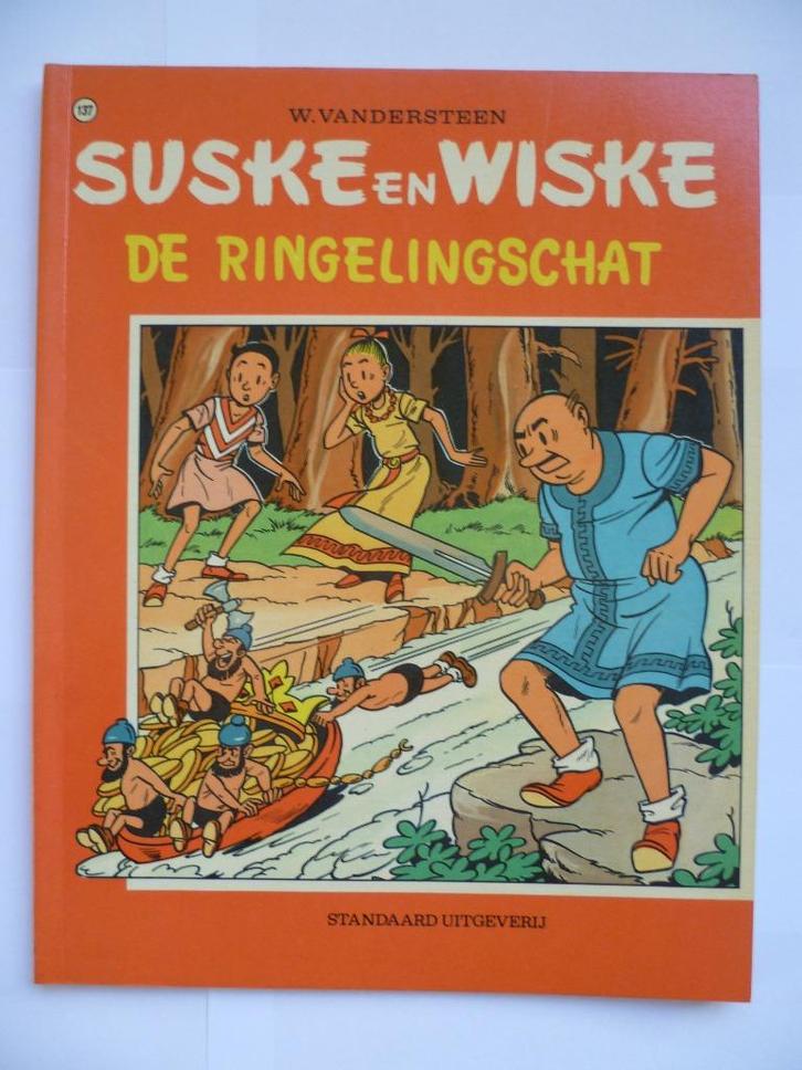 S&W 1E DRUK NR:137"DE RINGELINGSCHAT"UIT 1972, Boeken, Stripverhalen, Zo goed als nieuw, Eén stripboek, Ophalen of Verzenden