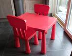 Tafeltje en stoeltjes Mammut van Ikea, Kinderen en Baby's, Kinderkamer | Tafels en Stoelen, Ophalen