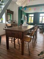 Antieke houten eettafel vintage staat, Antiek en Kunst, Ophalen