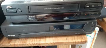 3 vidéos 2xJVC et 1 VHS Philips, Enlèvement ou Envoi, Comme neuf