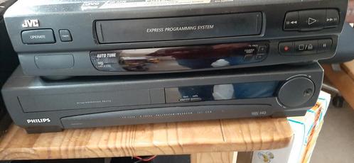 3 Video's  2 xJVC en 1 Philips VHS, Audio, Tv en Foto, Videospelers, Zo goed als nieuw, Ophalen of Verzenden